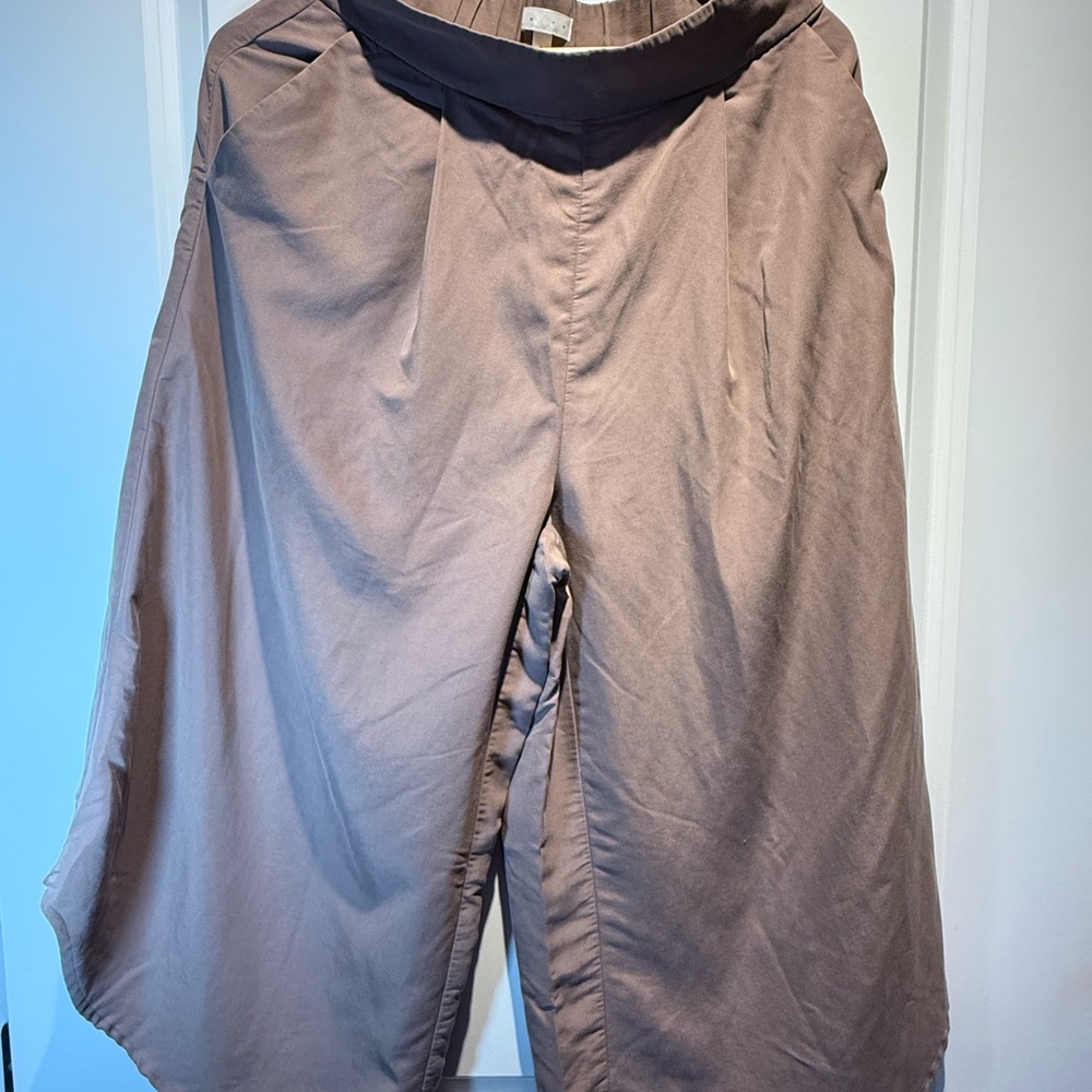 Leith Wide-Leg Pants rose color